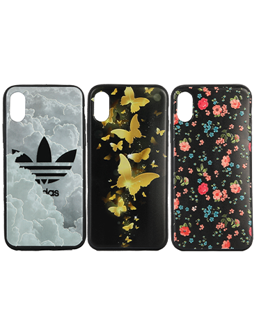 3 عدد کاور طرح‌دار مخصوص گوشی اپل Iphone X