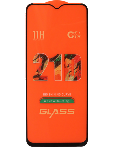محافظ صفحه‌نمایش شیشه‌ای فول چسب 9D/21D مناسب برای گوشی شیائومی Redmi 9C