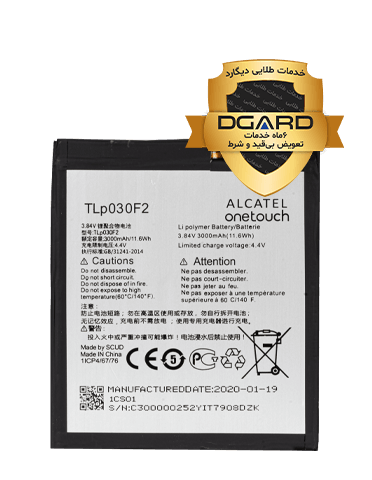 باتری گوشی آلکاتل مدل D-tek 60