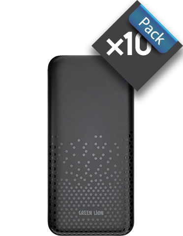پک 10 عددی پاوربانک گرین لاین مدل Rome Ultra Slim ظرفیت 10000 میلی‌آمپر ساعت