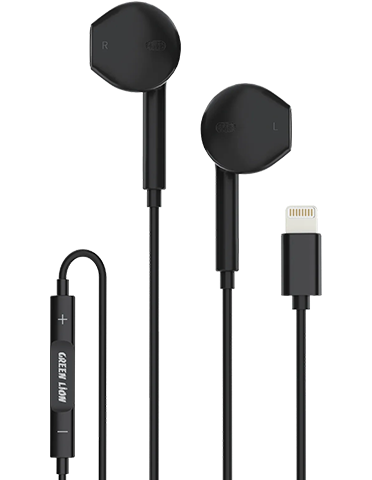 هندزفری سیمی گرین لاین مدل Stereo Lightning
