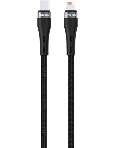 کابل تایپ سی به لایتنینگ گرین لاین مدل USB - C to Lightning Braided Cable