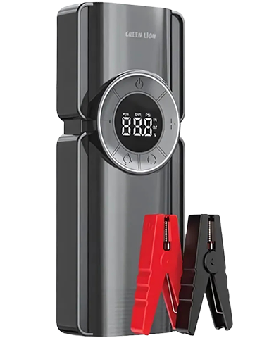 جامپ استارتر، پمپ باد و پاوربانک گرین لاین مدل Portable Jump Starter ظرفیت 10000 میلی آمپر ساعت