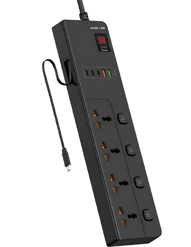 چندراهی و محافظ برق گرین لاین مدل GS-800