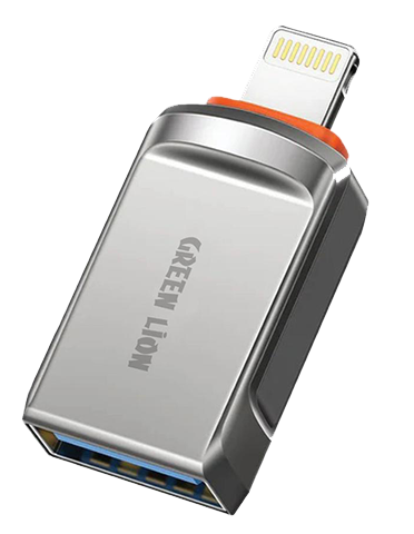 مبدل یو اس بی آ به لایتنینگ گرین لاین مدل OTG USB-A to Lightning