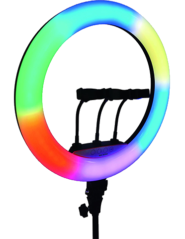 رینگ لایت 22 اینچ گرین لاین مدل RGB RING LIGHT