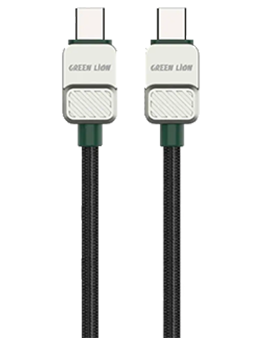 کابل تایپ سی به تایپ سی گرین لاین مدل  Electroplated Braided Cable