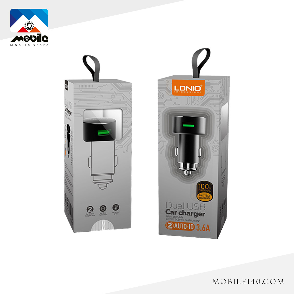Ldnio C308 Dual Usb Car Charger 5
