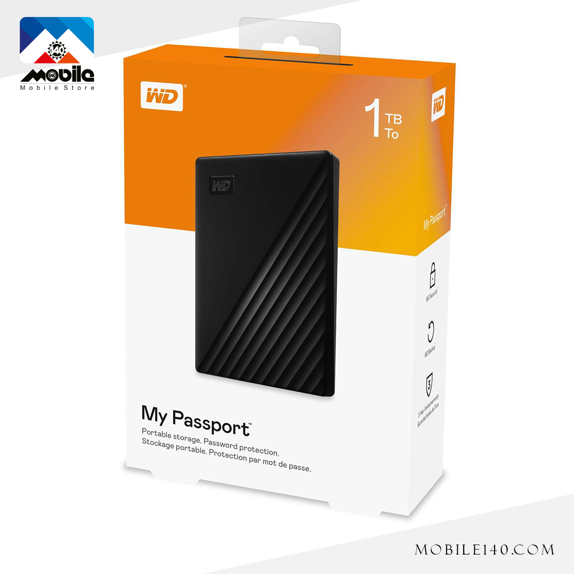  Western Digital My PassPort 1TB External Hard Drive 1