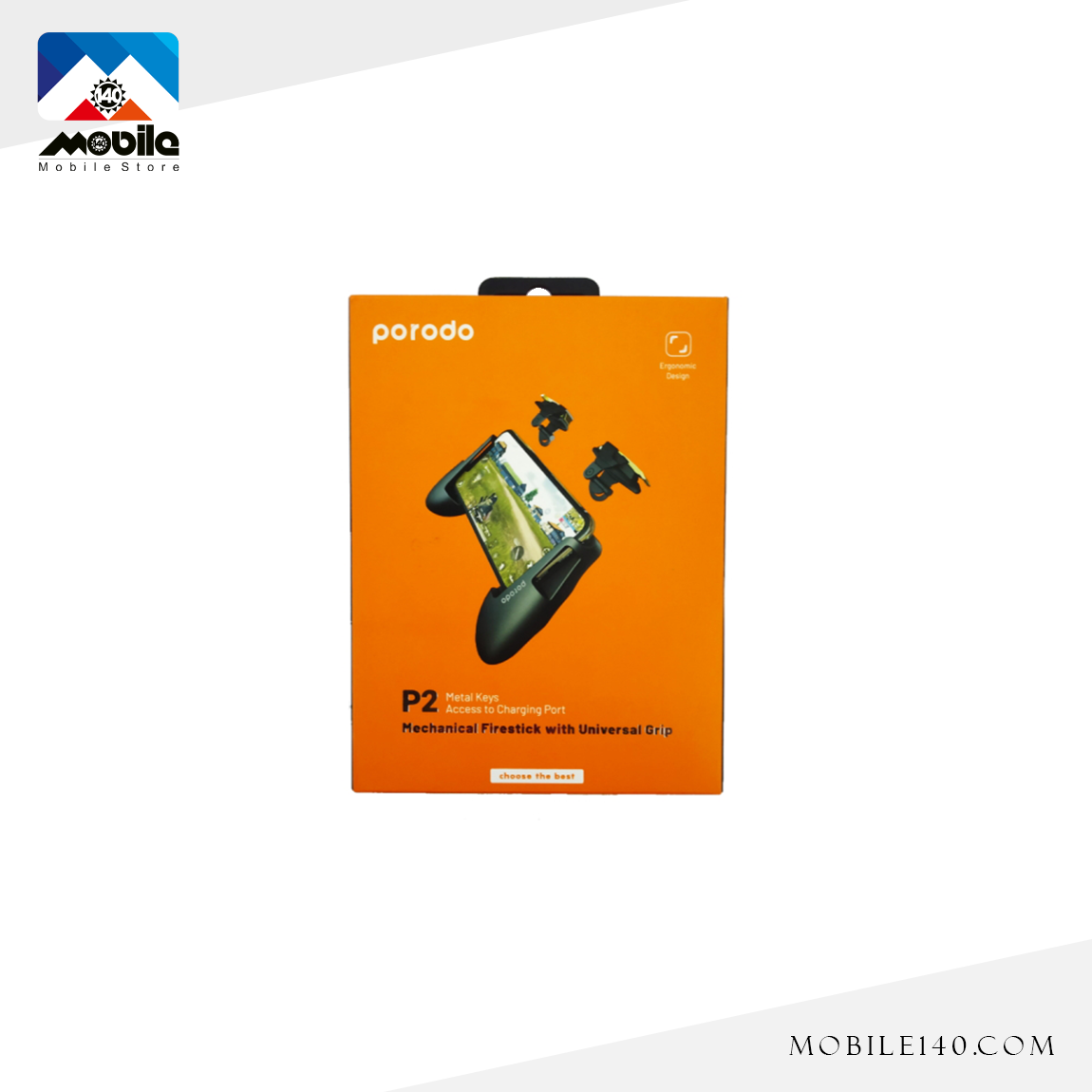  Porodo PD-GAMGRP-BK  Mechanical Fire-Sticks With Universal Grip 3