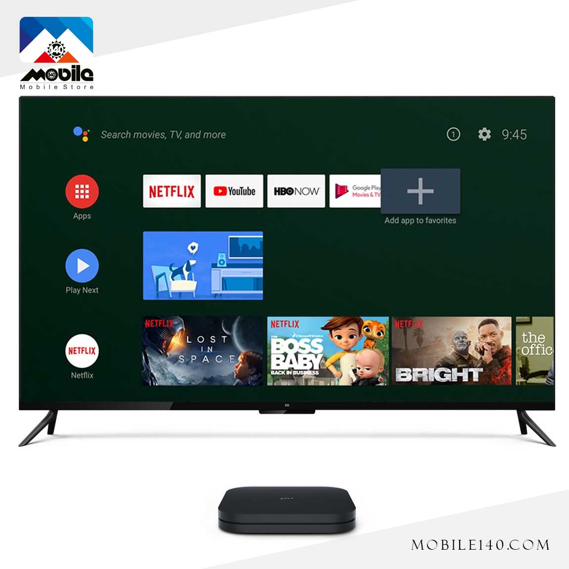 Xiaomi Mi TV Box S With HDMI Cable Android Box 4