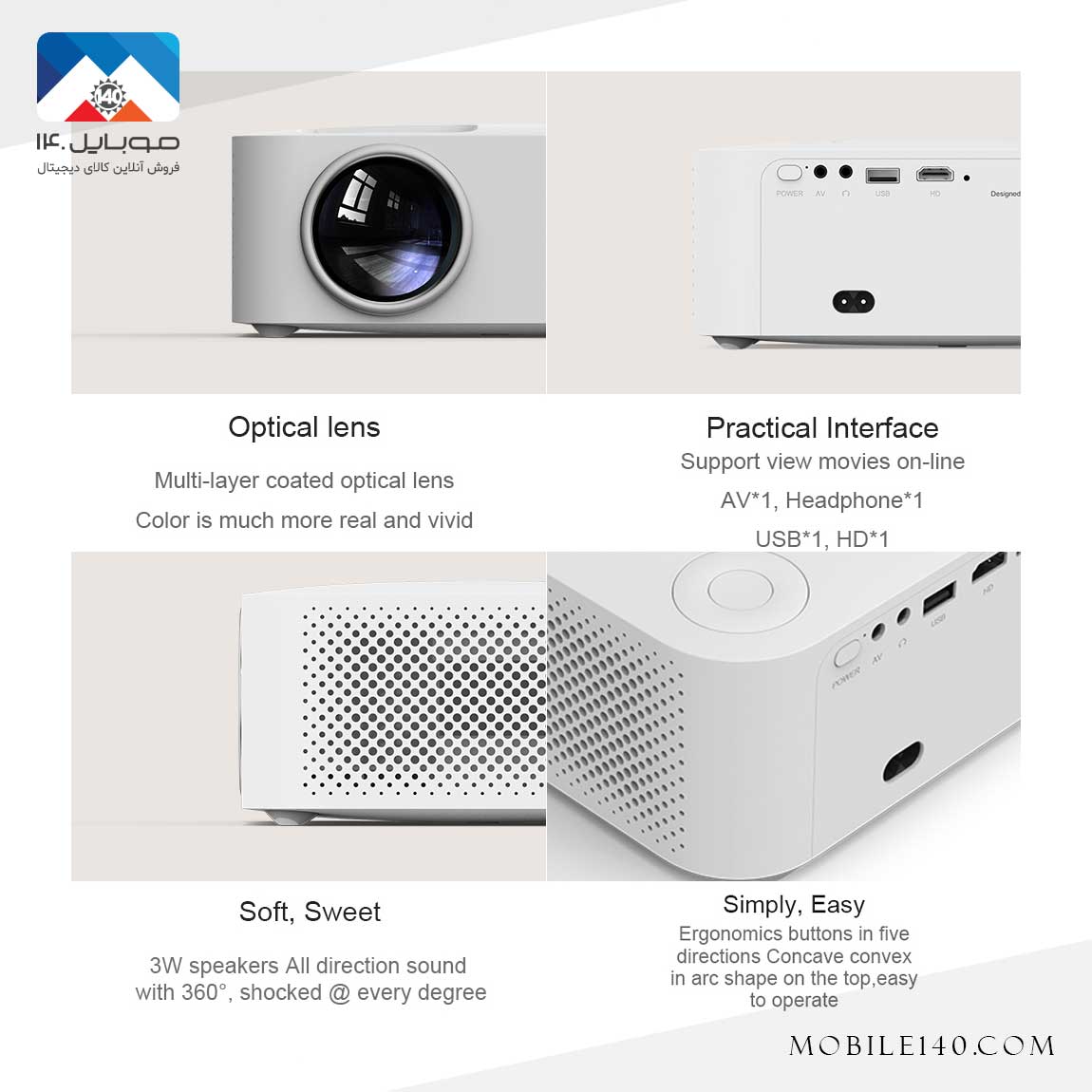 Xiaomi Wanbo X1 Pro Video Projector 5