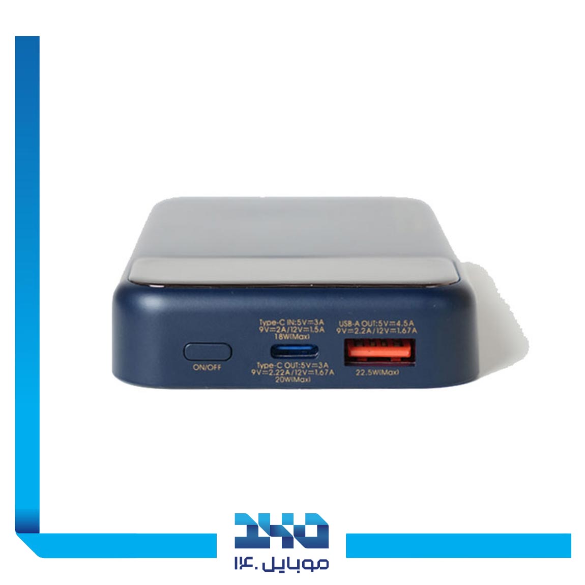 پاوربانک ریمکس RPP-525 ظرفیت 10000 میلی‌آمپر 3