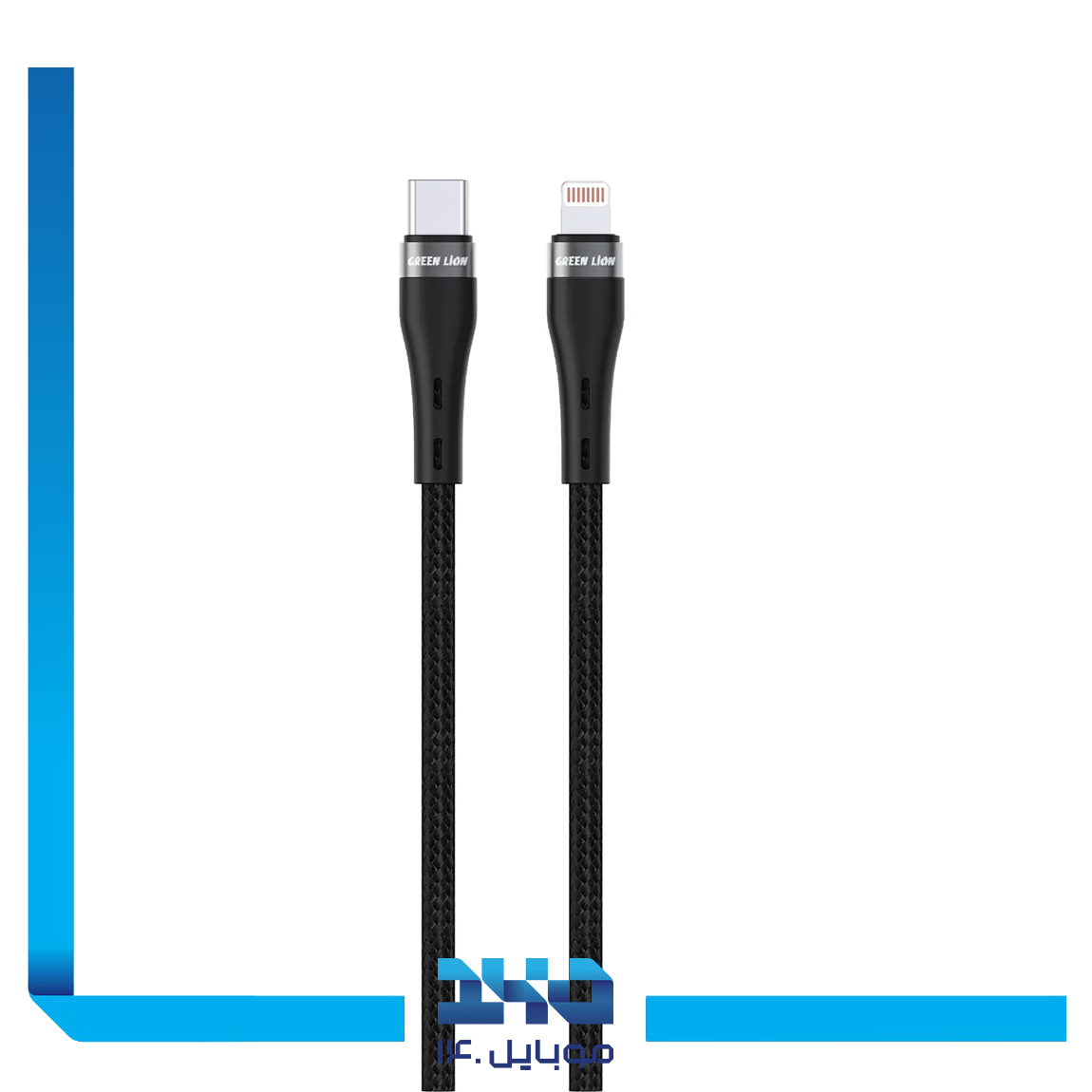 Green Lion USB - C to Lightning Braided Cable 1