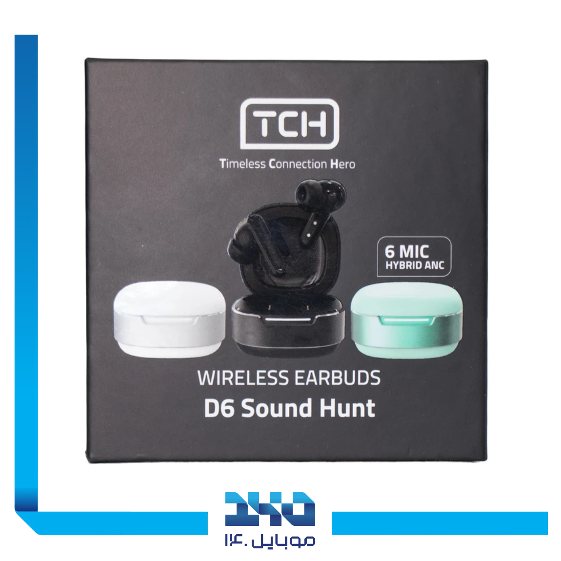 هدفون بلوتوثی تی سی اچ مدل D6 Sound Hunt 5
