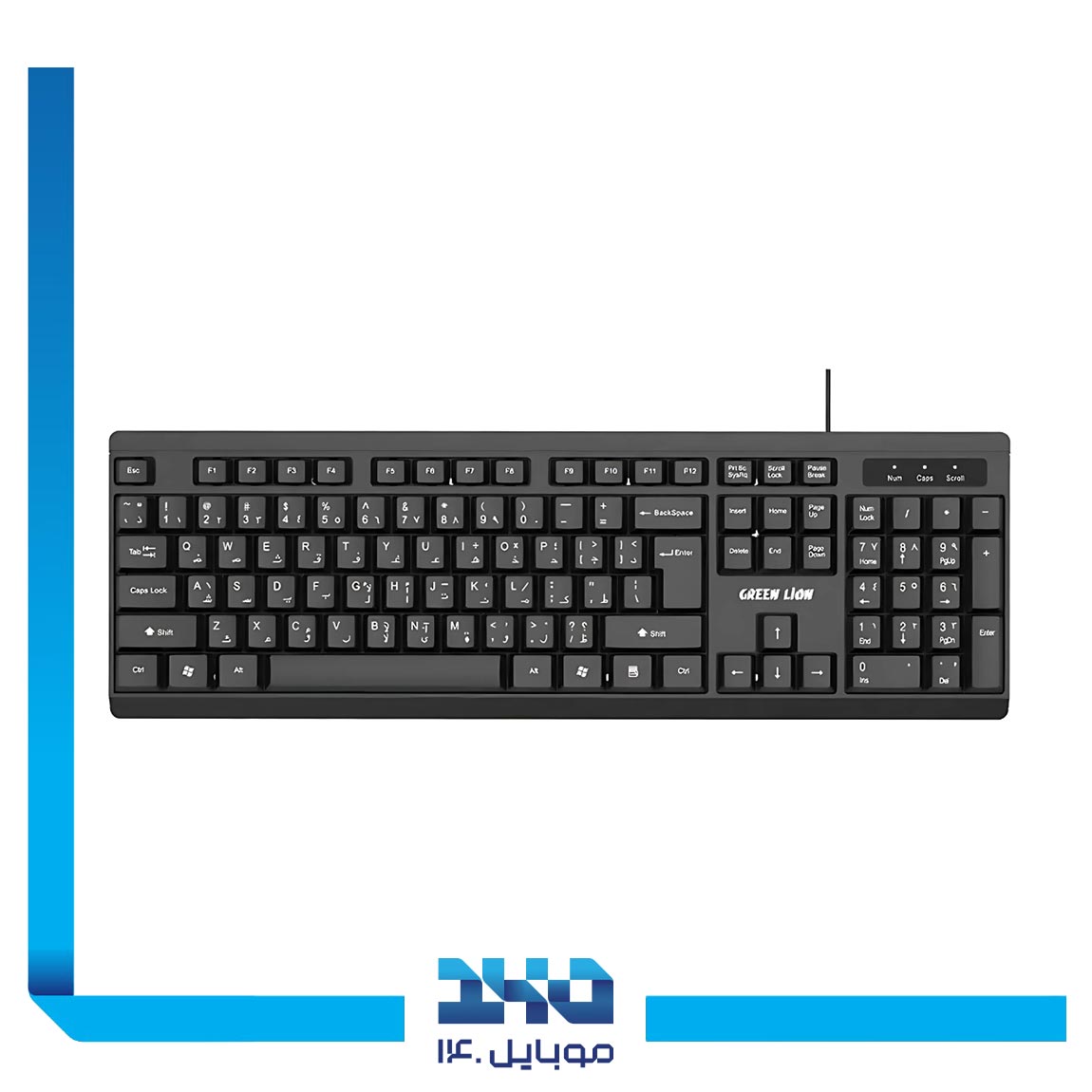 ماوس و کیبورد گرین لاین مدل GKM-100 1