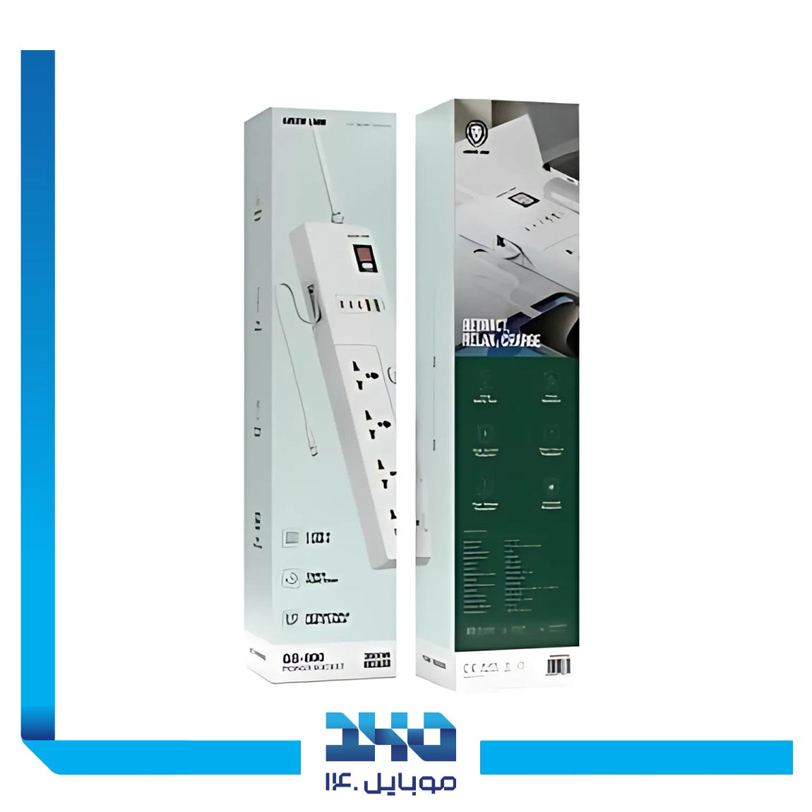 چندراهی و محافظ برق گرین لاین مدل GS-800 3