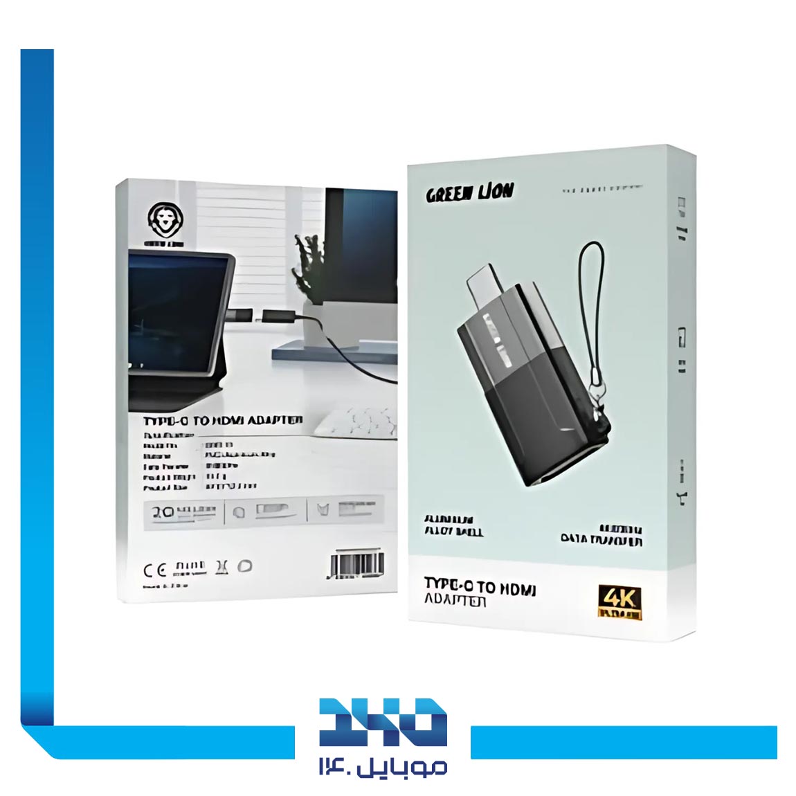 مبدل تایپ سی به HDMI گرین لاین مدل GAD-13 1