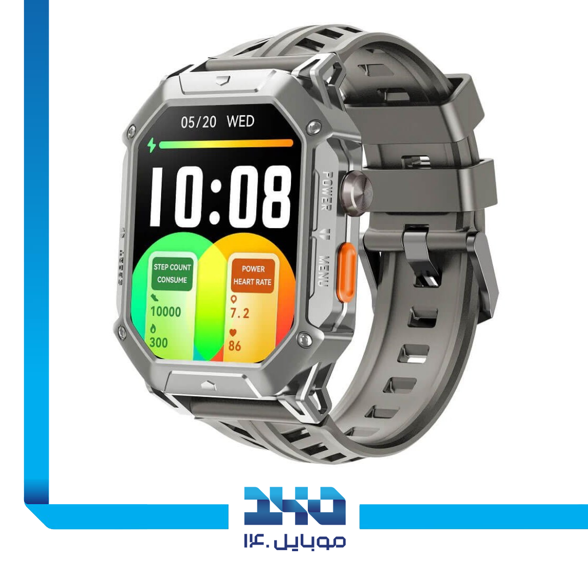 ساعت هوشمند هایلو مدل Iron N1 HF006 6