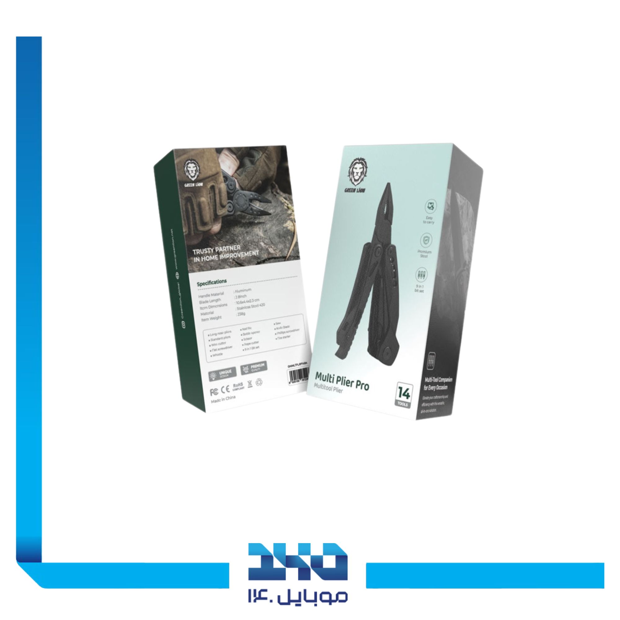 انبردست 14 کاره گرین لاین مدل Multi Plier Pro 1