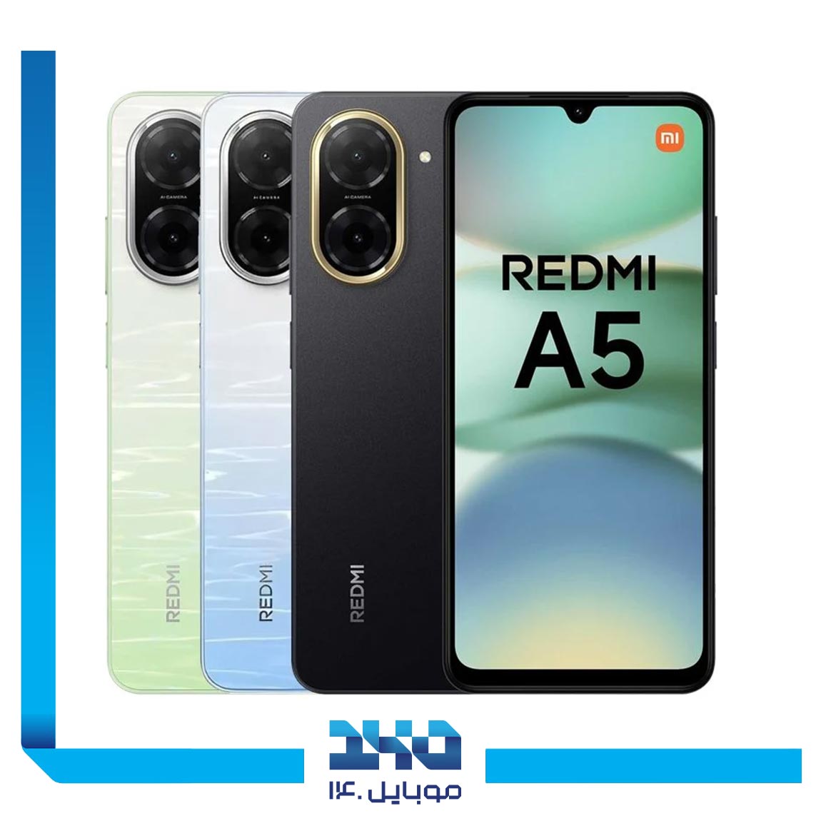 گوشی موبایل شیائومی مدل Redmi A5 ظرفیت 128 گیگابایت رم 4 گیگابایت 3