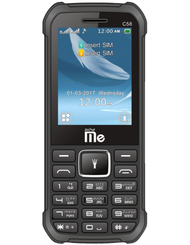 گوشی موبایل جی ال ایکس مدل Zoom me C58 