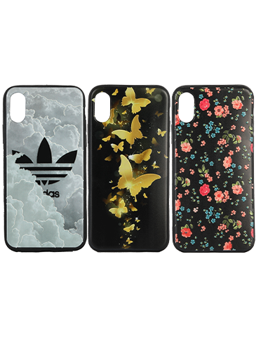 3 عدد کاور طرح‌دار مخصوص گوشی اپل Iphone X