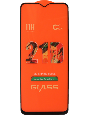 محافظ صفحه‌نمایش شیشه‌ای فول چسب 9D/21D مناسب برای گوشی شیائومی Redmi 9C