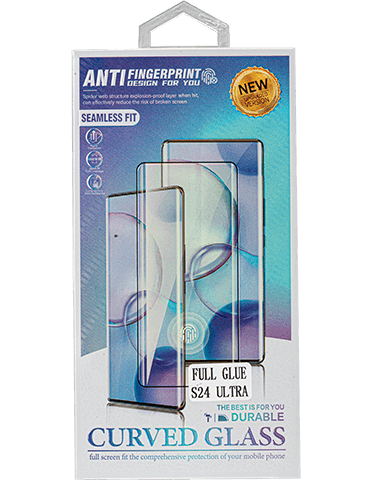 گلس گوشی سامسونگ S21 Ultra  فول چسب ایج