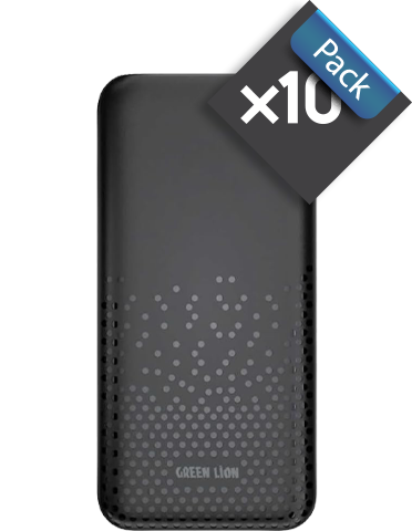 پک 10 عددی پاوربانک گرین لاین مدل Rome Ultra Slim ظرفیت 20000 میلی‌آمپر ساعت