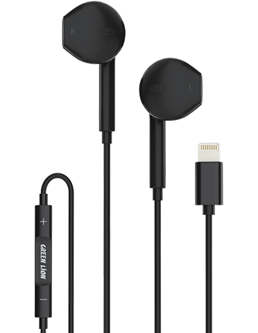 هندزفری سیمی گرین لاین مدل Stereo Lightning
