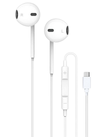 هندزفری سیمی گرین لاین مدل Stereo Earphone With Type-C Connector