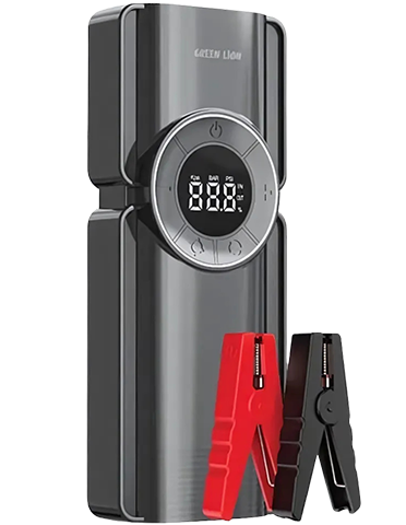 جامپ استارتر، پمپ باد و پاوربانک گرین لاین مدل Portable Jump Starter ظرفیت 10000 میلی آمپر ساعت
