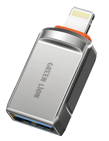مبدل یو اس بی آ به لایتنینگ گرین لاین مدل OTG USB-A to Lightning