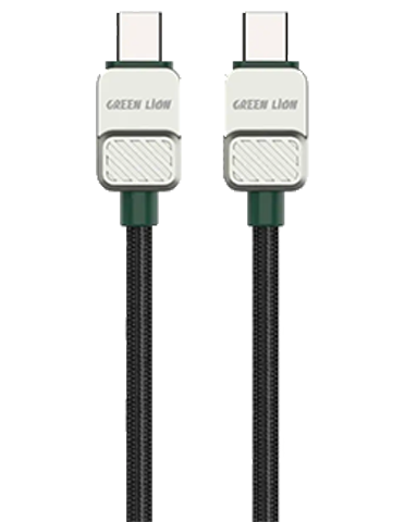 کابل تایپ سی به تایپ سی گرین لاین مدل  Electroplated Braided Cable