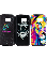 3 عدد کاور طرح‌دار مخصوص گوشی سامسونگ Galaxy S7