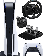 کنسول بازی سونی مدل PlayStation 5 Standard به‌همراه فرمان بازی لاجیتک مدل G923 و جعبه دنده لاجیتک مناسب برای PS5