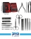  Green Lion 18in 1 GNMTRVL18BK Manicure Kit 2
