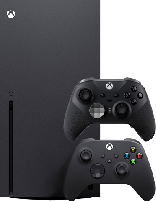 کنسول بازی مایکروسافت مدل Xbox Series X به‌همراه کنترلر بازی Xbox مدل Elite Black