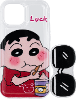 کاور ژله‌ای عروسکی پاپ سوکت‌دار مدل Lock مناسب برای گوشی اپل iPhone 13
