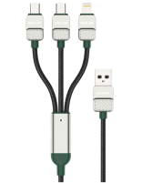 کابل 3 در 1 گرین لاین مدل USB-A to C،C،L