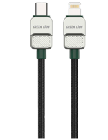 کابل تایپ سی به لایتنینگ گرین لاین مدل  Electroplated Braided Cable